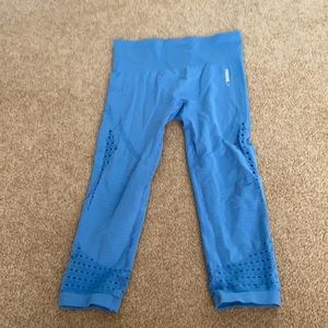 baby blue gym shark leggings